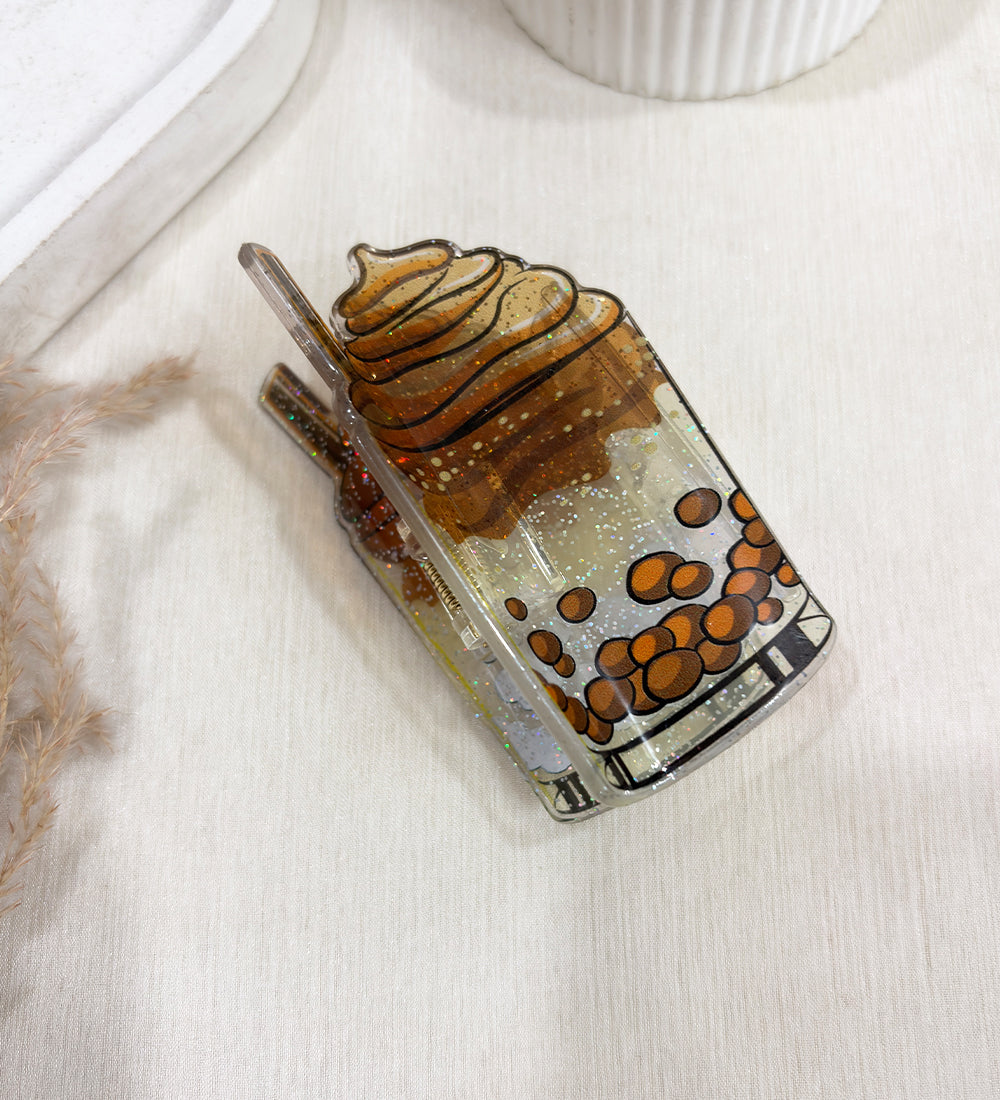 Boba Tea Claw Clip
