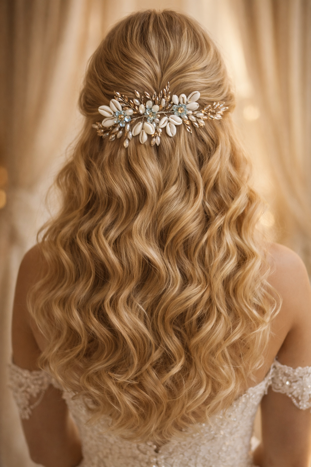 Mermaid Glow Floral Hair Vine