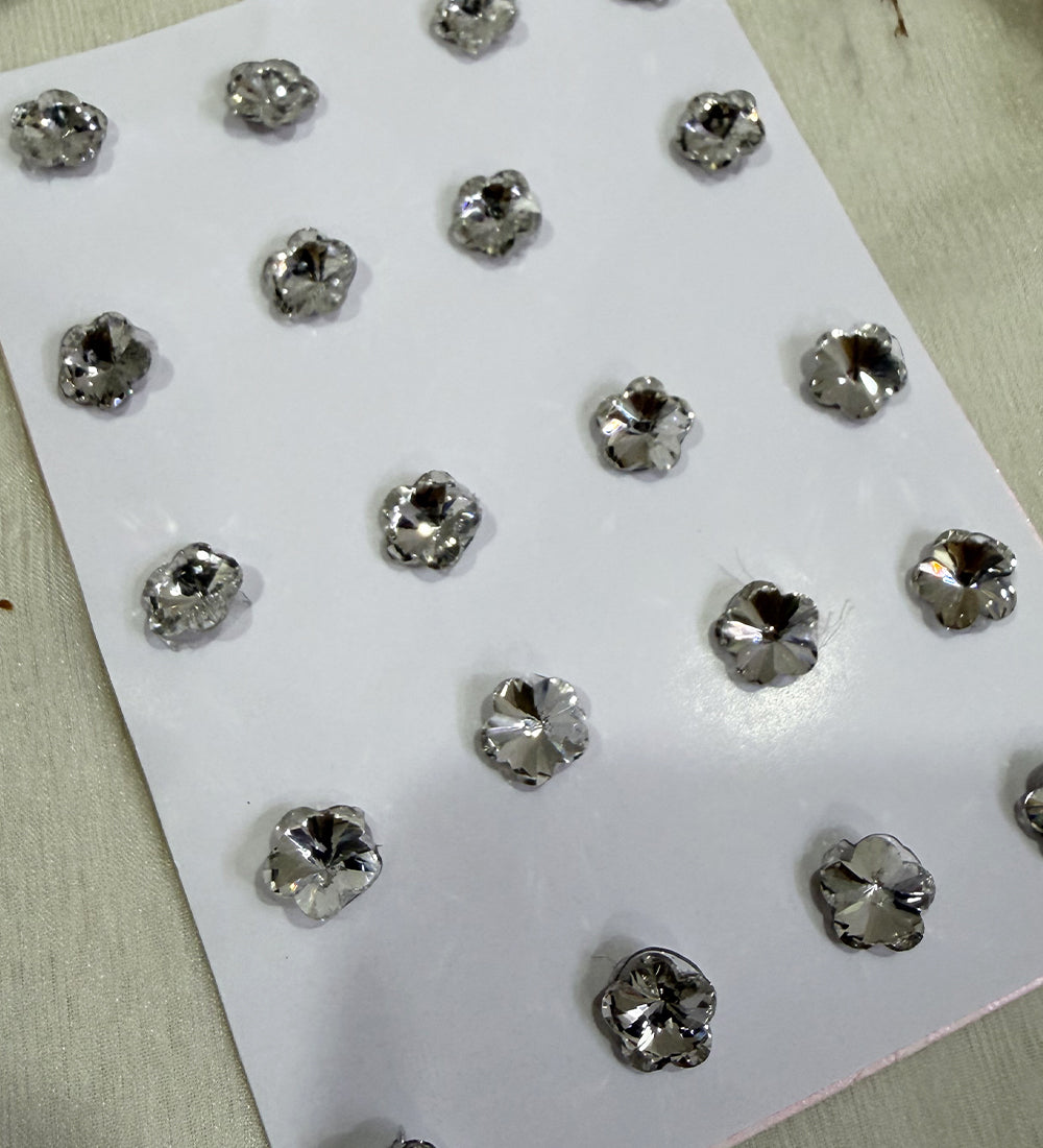 Crystal Flower Stickers