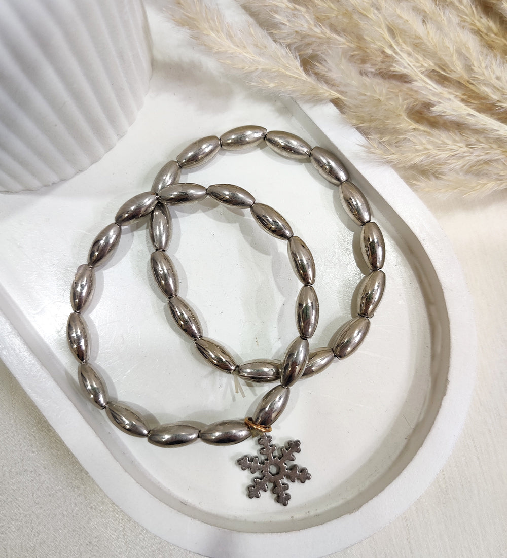 Snowflake Bracelet Stack