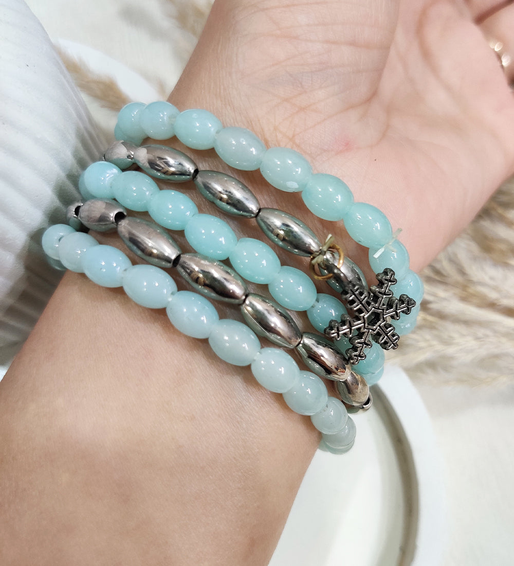 Snowflake Bracelet Stack