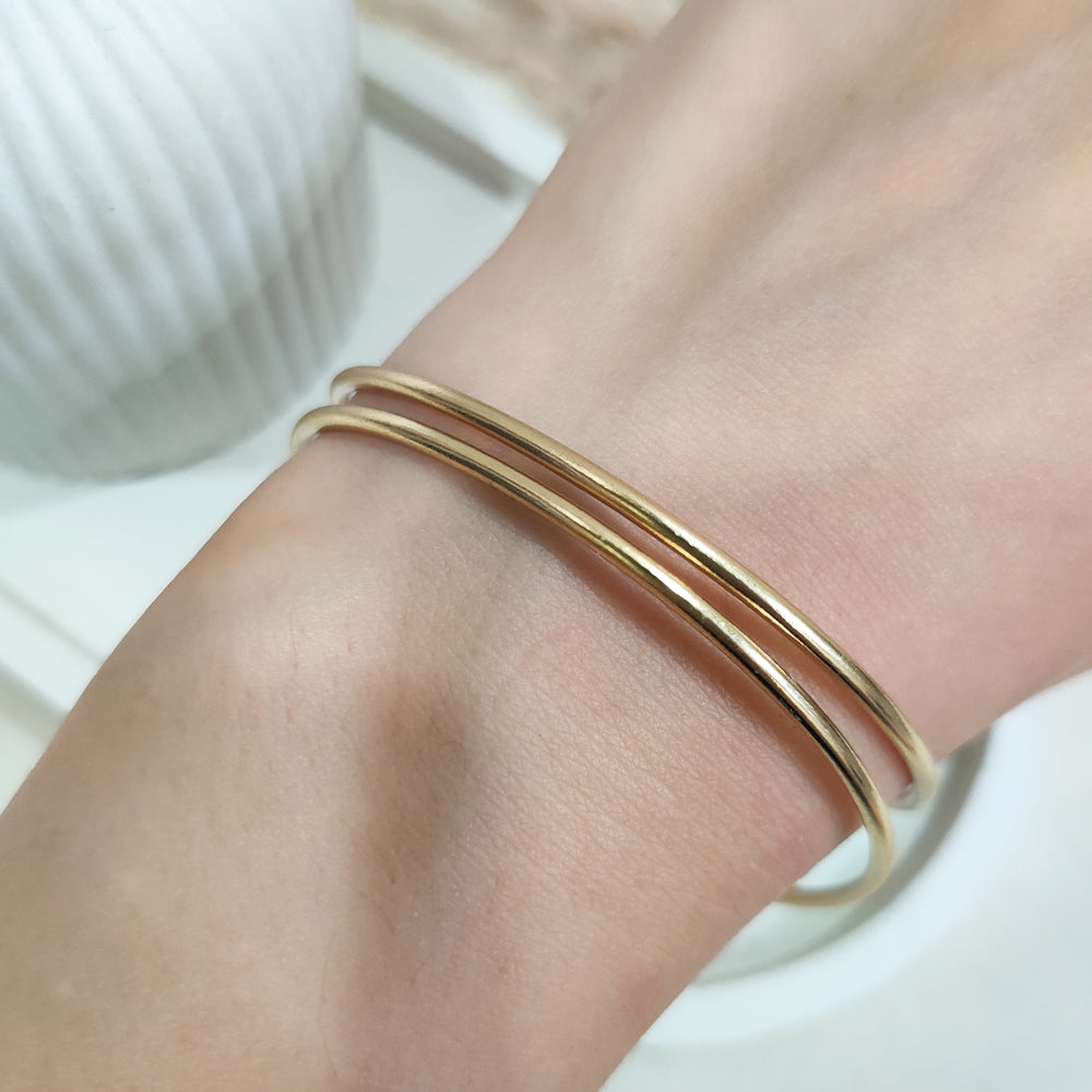 Minimalist Double Band Bracelet