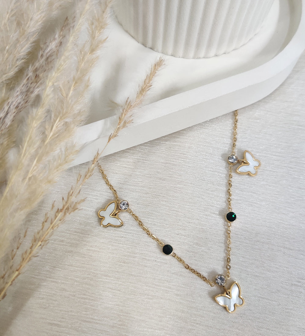 Butterfly Charm Golden Necklace