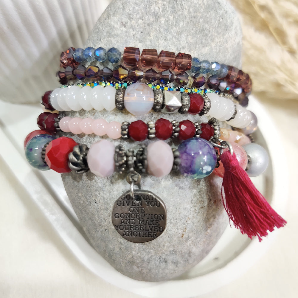 Boho Bloom Stack Bracelet