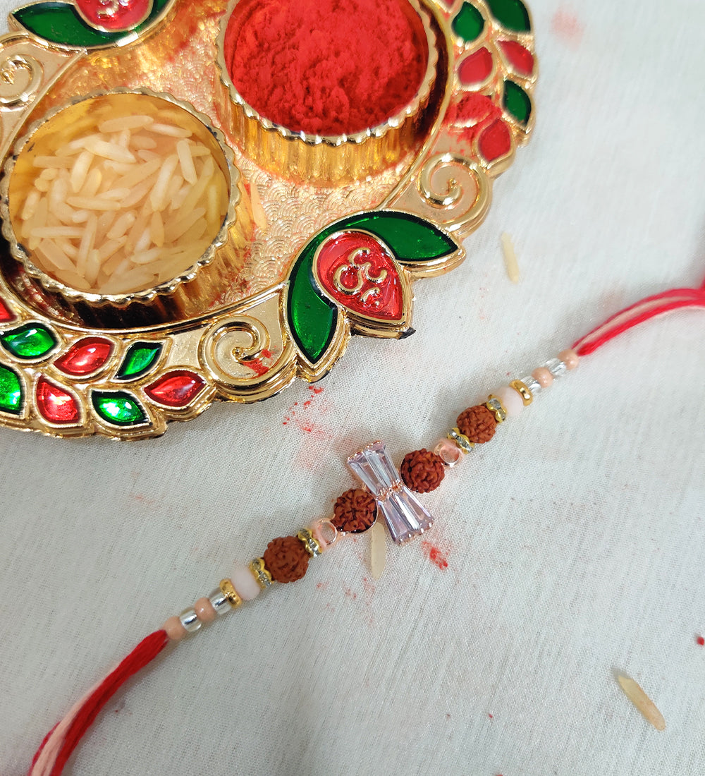 Rudraksha Damru Rakhi