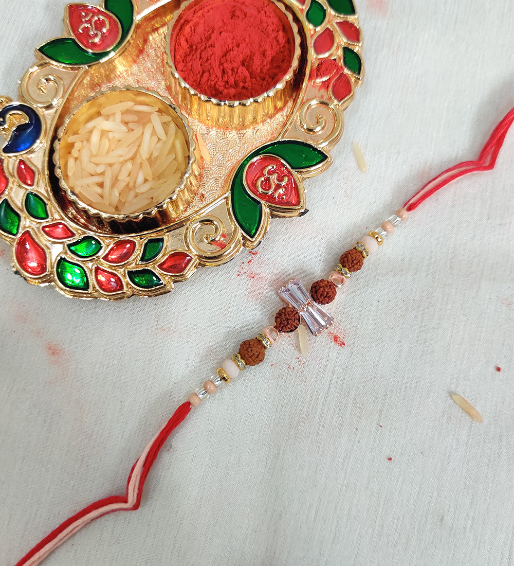Rudraksha Damru Rakhi