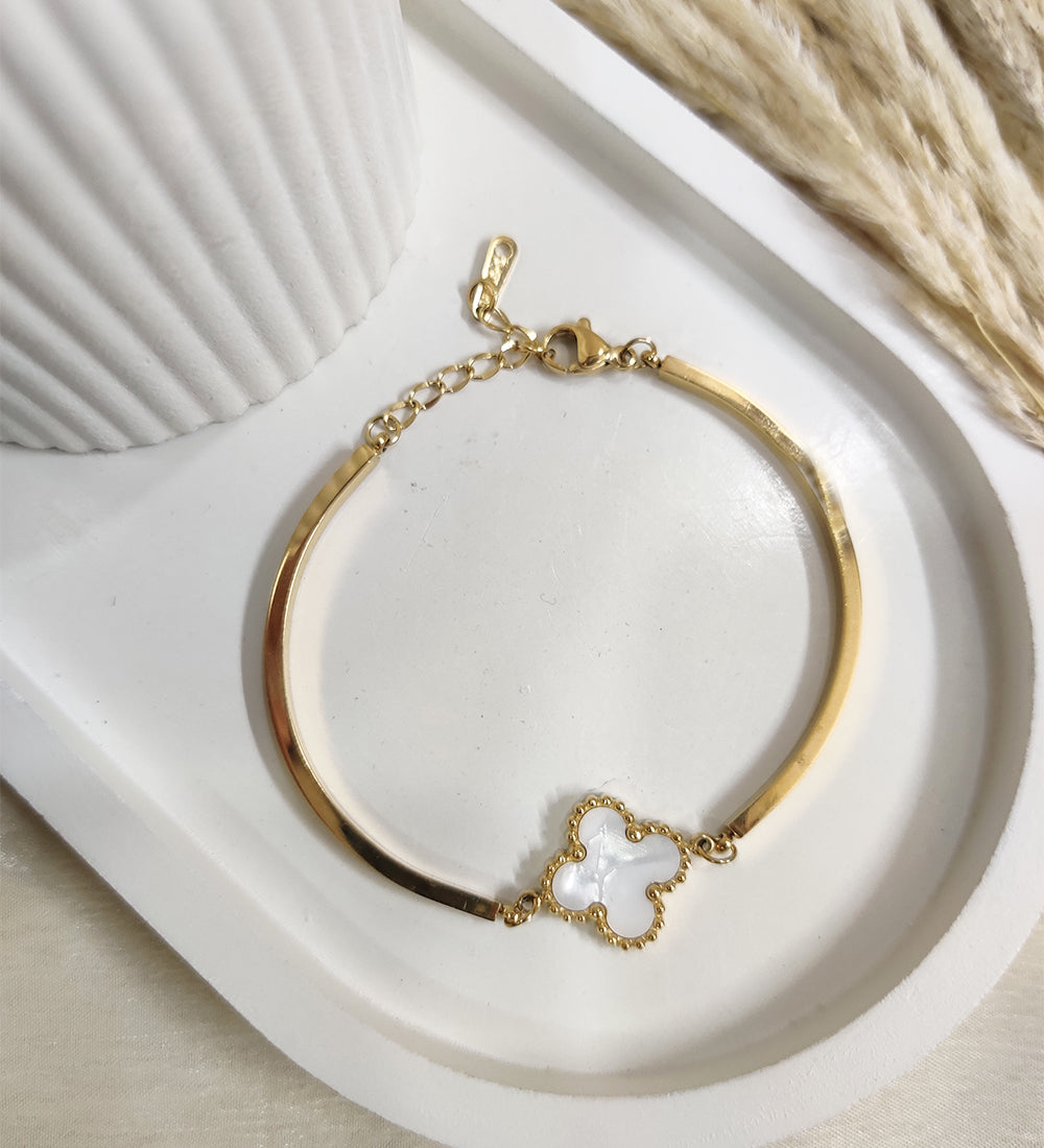 Flower Charm Bracelet