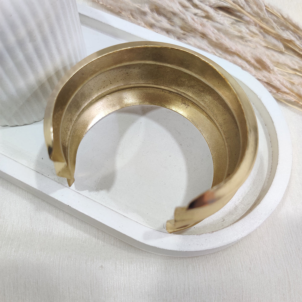 Vintage Glam Wide Cuff Bracelet