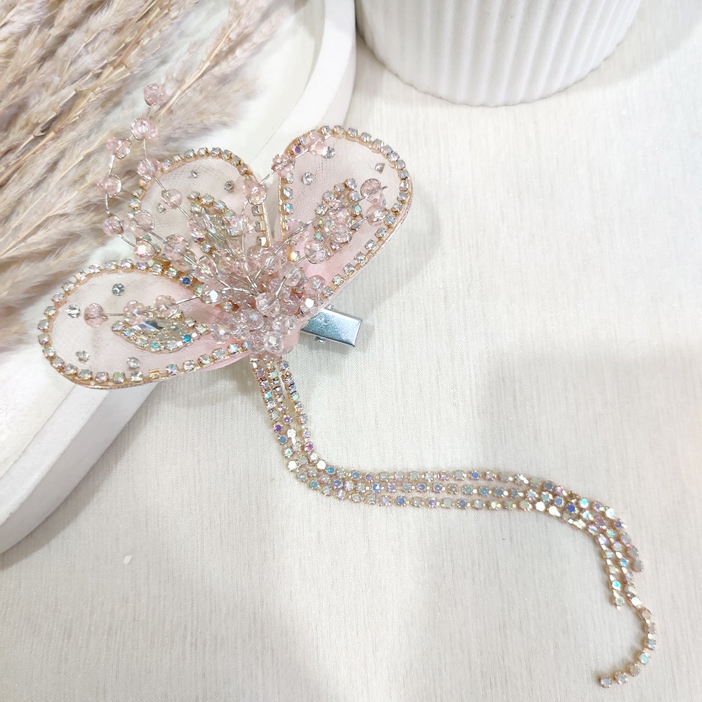 Pink Bling Hair Clip