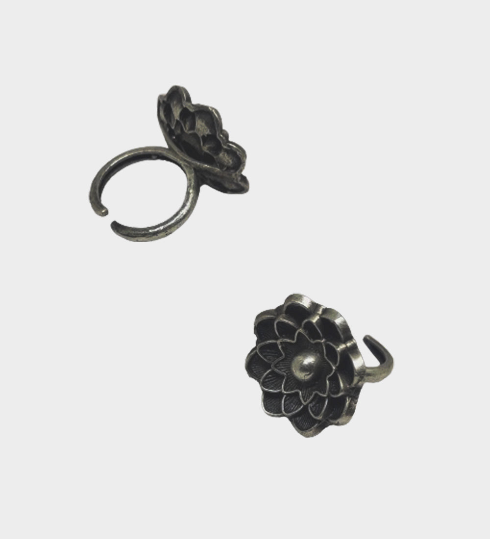 Flower Adjustable Ring