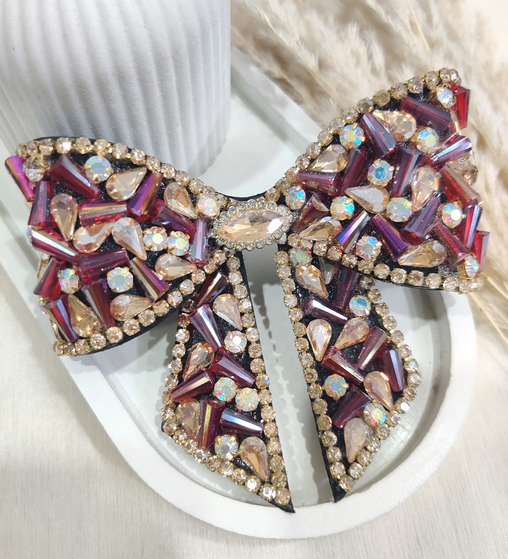Wine Golden Twilight Bow