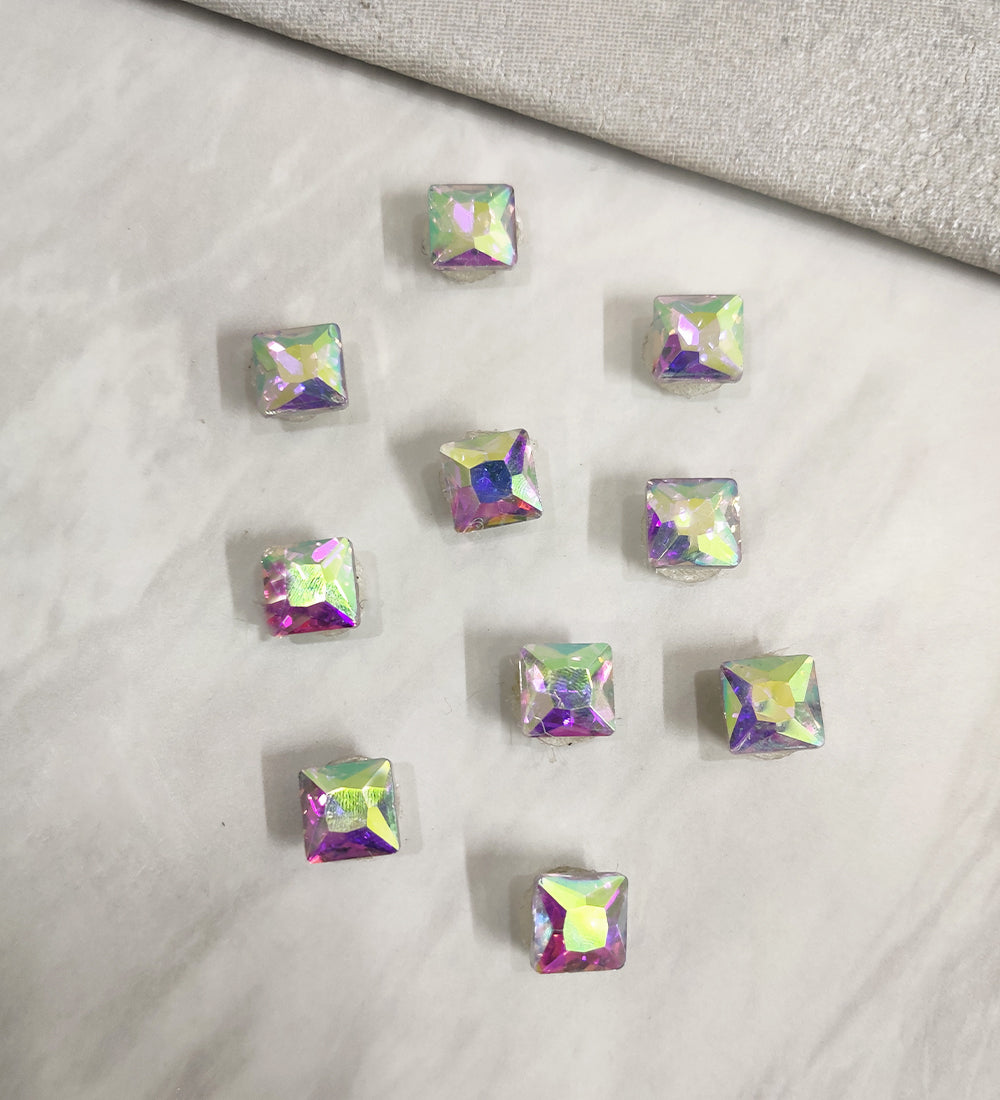 Rainbow Stone Velcro Stud