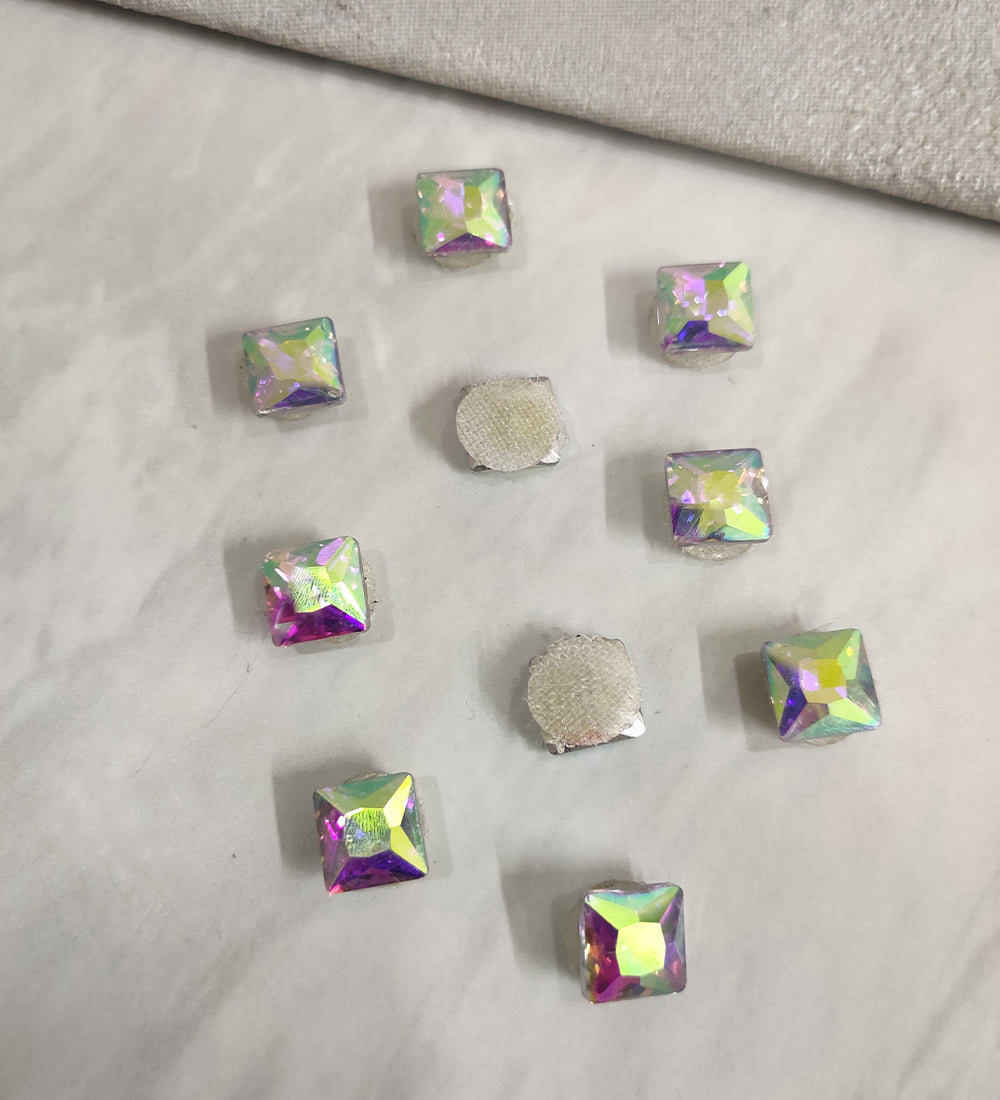 Rainbow Stone Velcro Stud