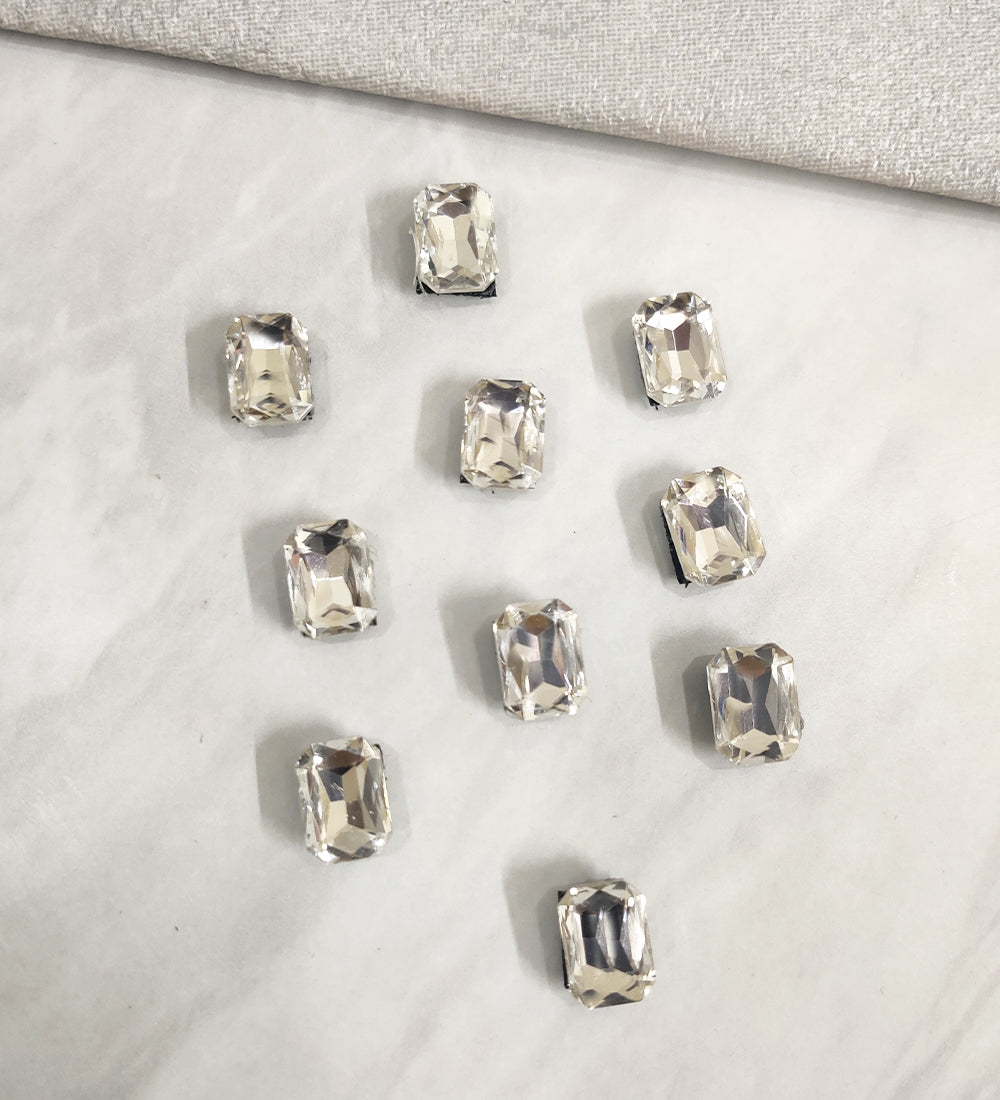 Silver Velcro Stud Stone