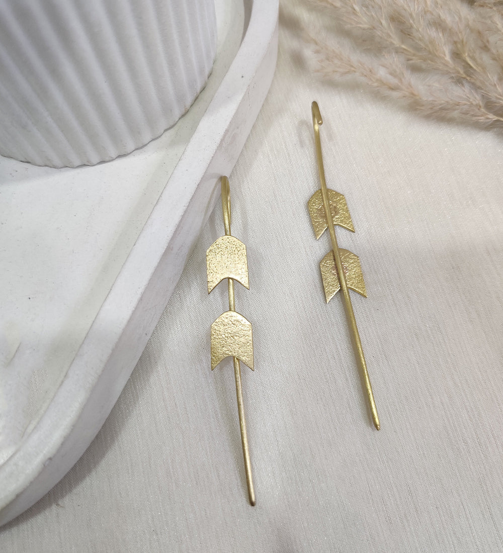 Stylish Arrow Cuff Earrings