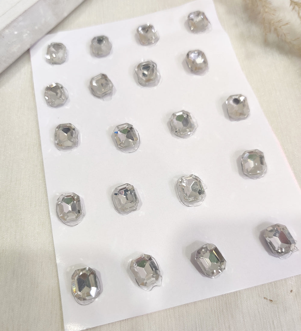 Crystal Square Stickers