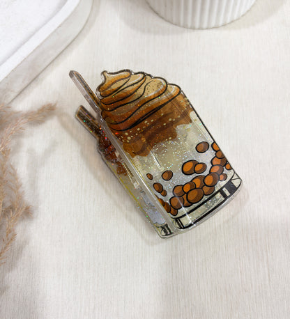 Boba Tea Claw Clip