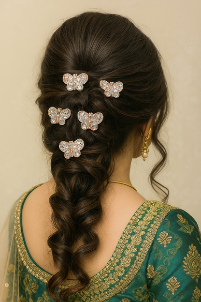 Shimmering Butterfly Hair Accessories