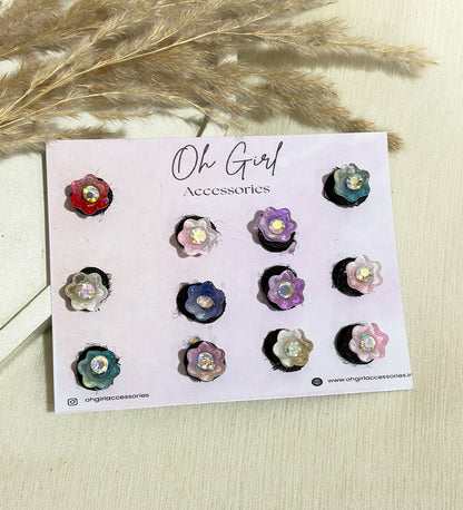 Multicolor Daisy Crystal