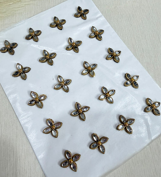 Floral Kundan Stickon
