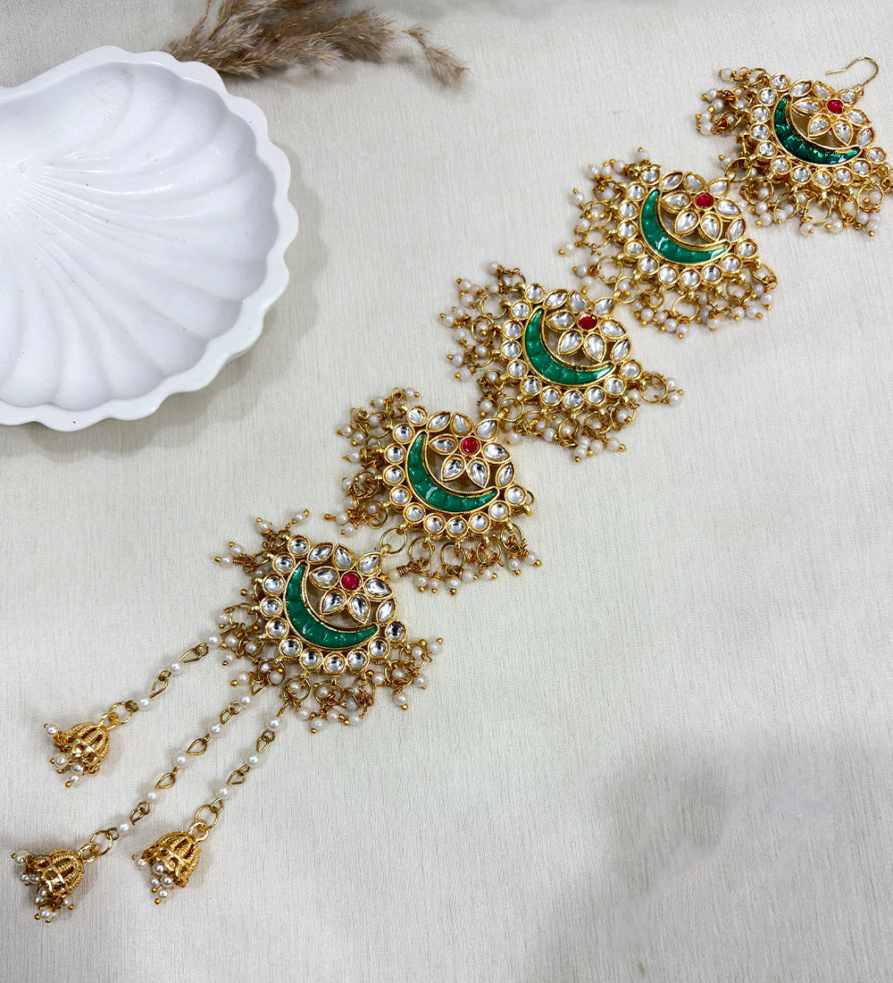 Royal Kundan Braid Chain