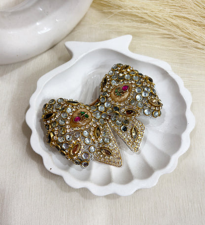 Rajwada Kundan Bow - PRE ORDER