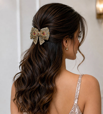 Rajwada Kundan Bow - PRE ORDER