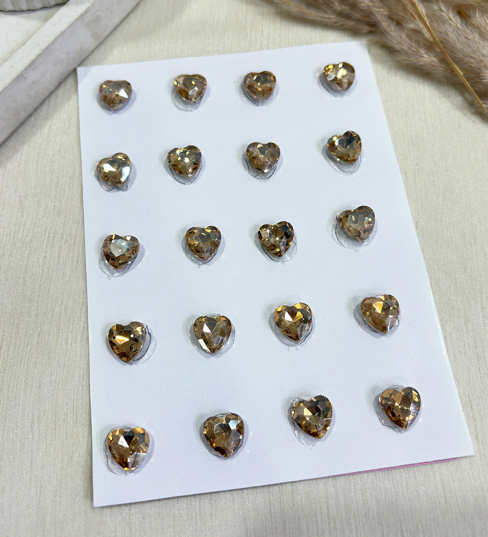 Crystal Heart Stickers