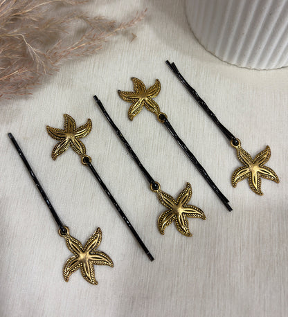 Elegant Starfish Pin Set