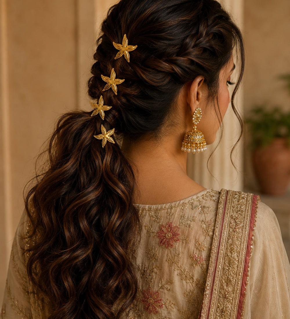 Elegant Starfish Pin Set