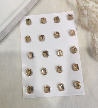 Crystal Square  Stickers