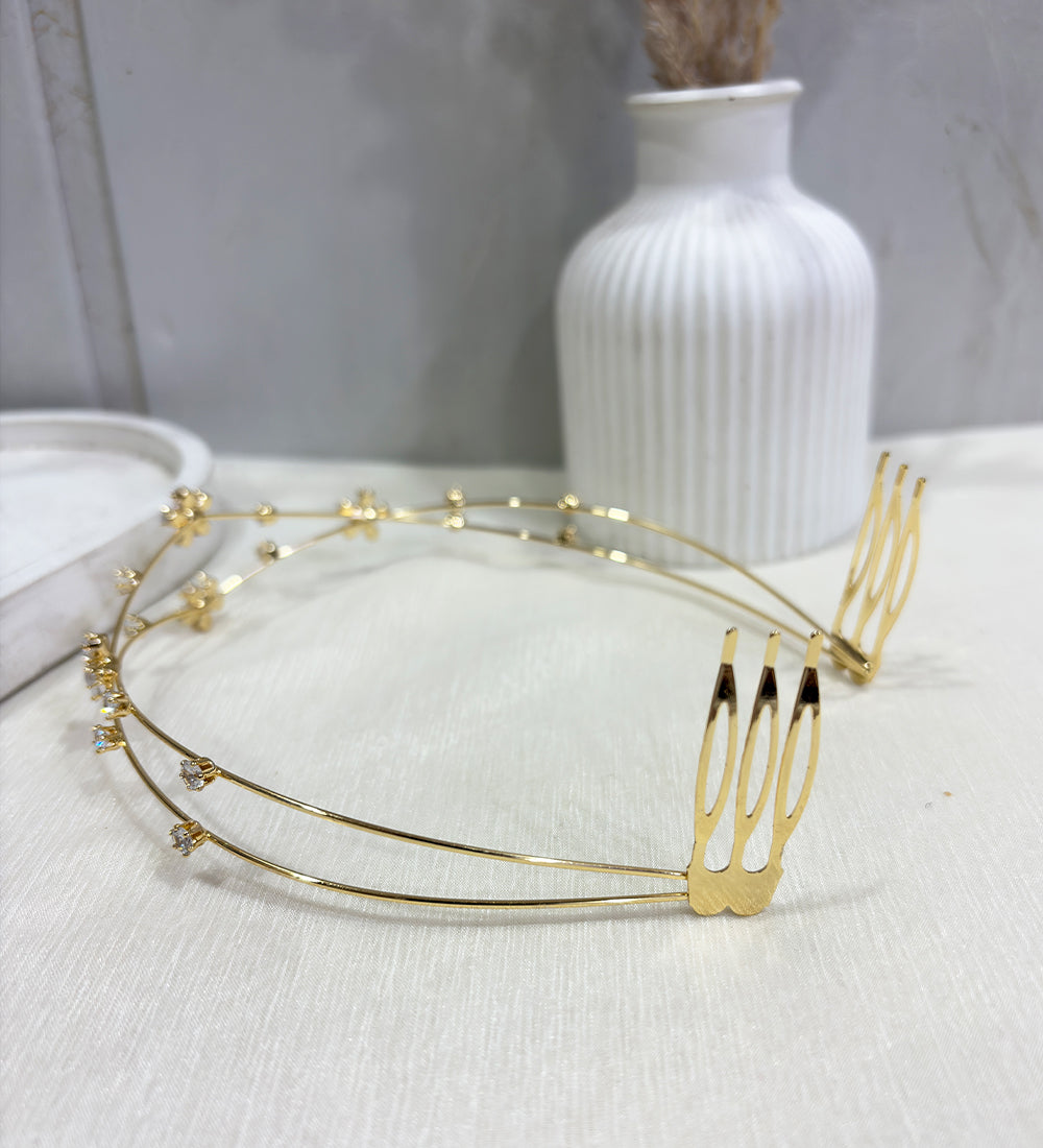 Crystal Petal Grace Tiara