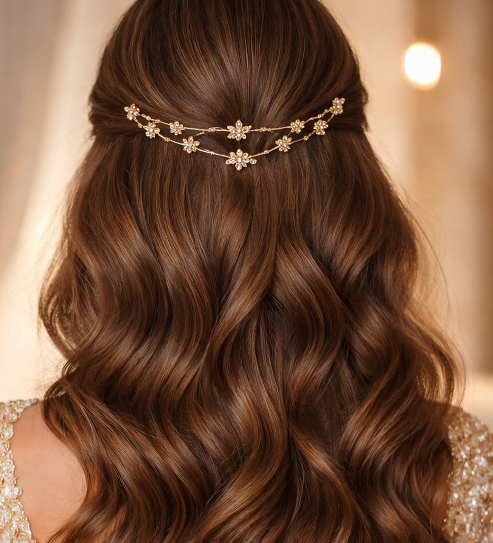 Crystal Petal Grace Tiara