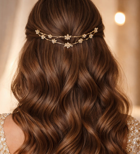 Crystal Petal Grace Tiara