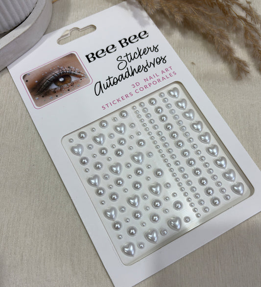 Heart Pearl Stickon