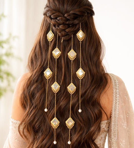 Noor Mirror Hair Chain