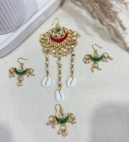 Rangrez Chand Kundan Set