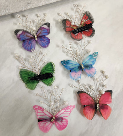 Multicolour Butterfly Hair Clip