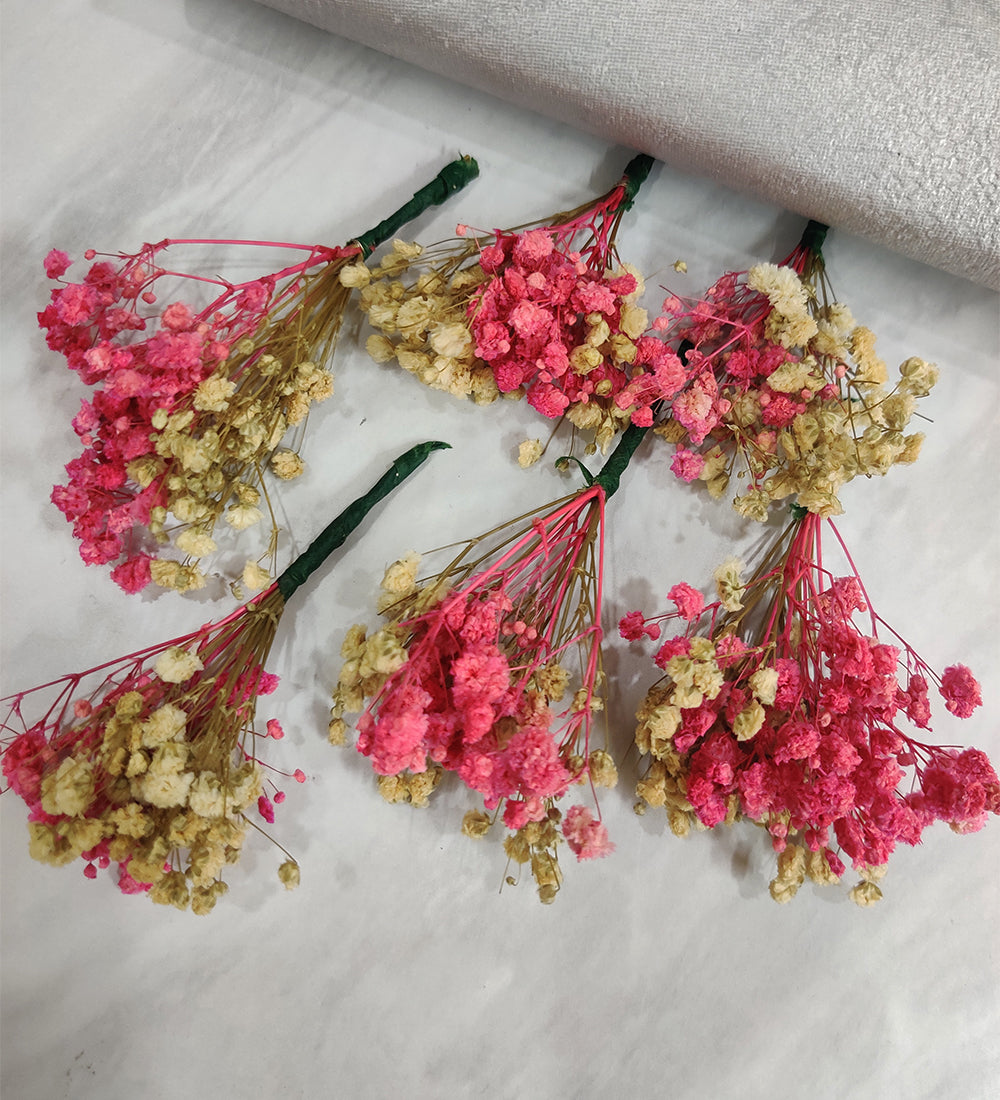 Cream and Pink Bunch Baby Breath / Gypsy