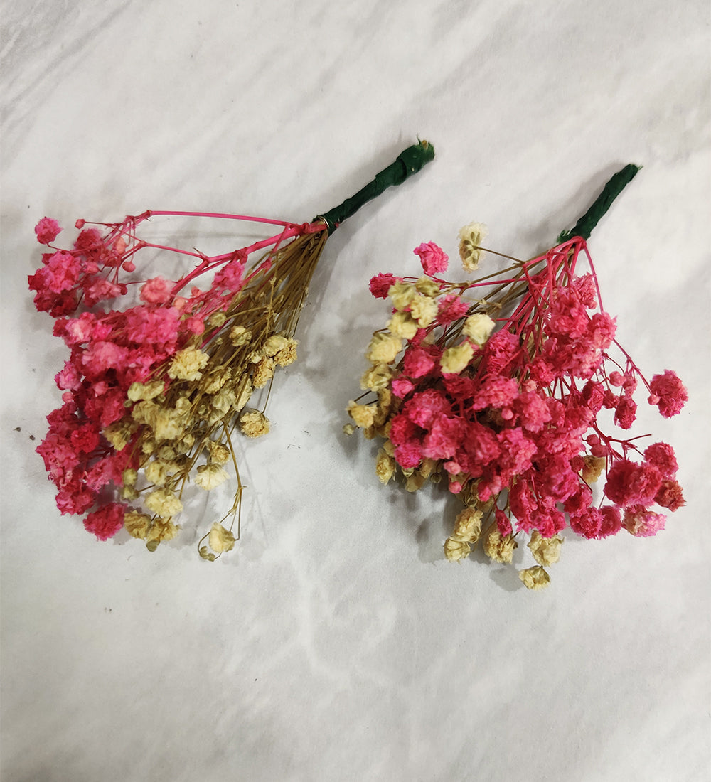 Cream and Pink Bunch Baby Breath / Gypsy