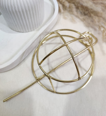 Golden Metal Bun Cover