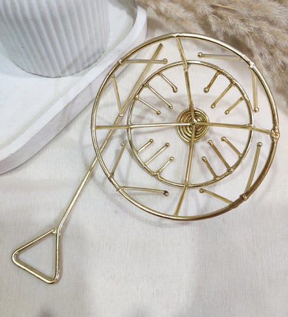 Golden Spiral Bun Cage- Perfect Hair Accessory for Neat Buns