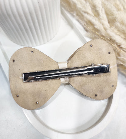 Luxe Crystal Gold Bow