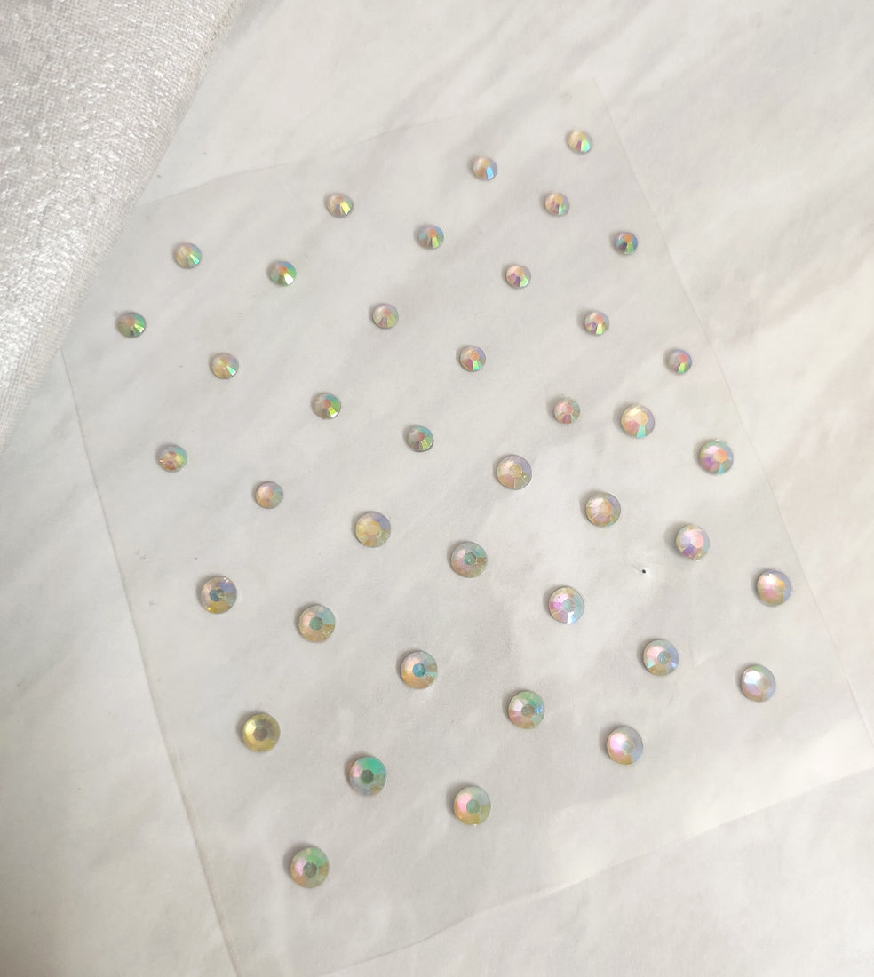 Holographic stone Stud Stickon