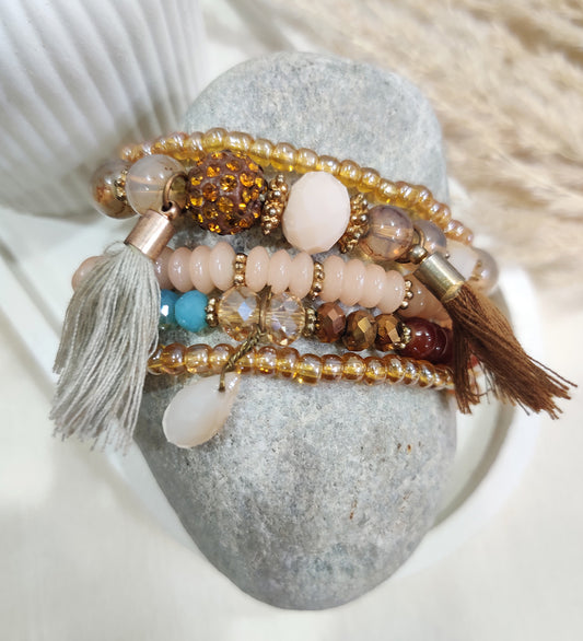 Mocha Muse Stack Bracelet