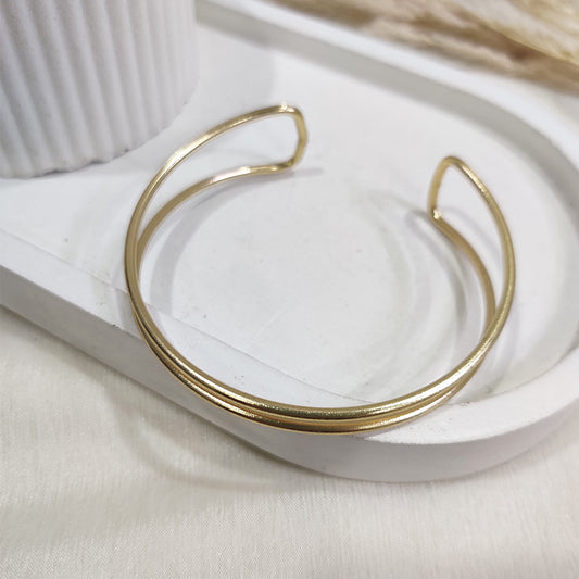 Minimalist Double Band Bracelet