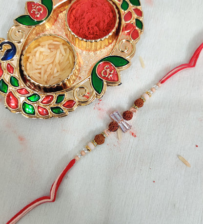 Rudraksha Damru Rakhi