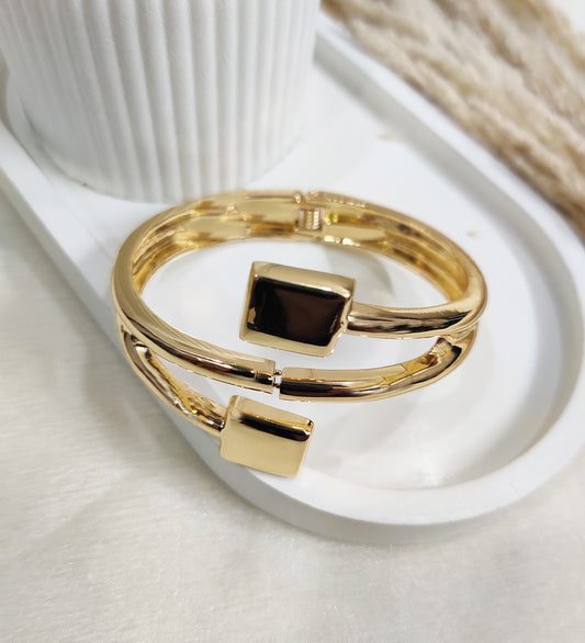 Gold Open Cuff Bracelet