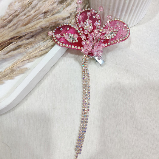 Berry Bling Hair Clip