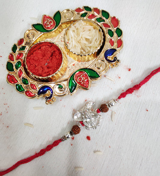 Ganesh Ji with Rudraksh Thread Rakhi